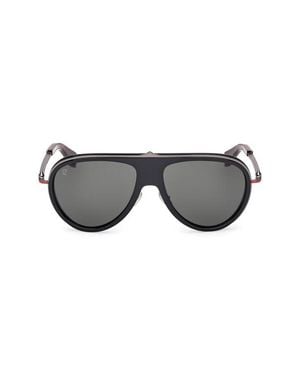 Christian Louboutin 63Mm Pilot Sunglasses - Black