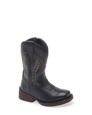 Tecovas Kids' The Doc Western Boot - Black
