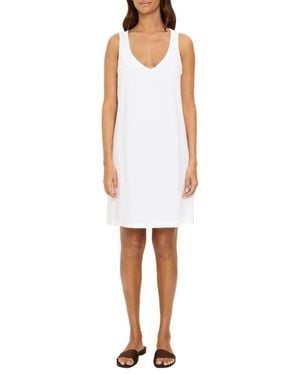 Michael Stars Camilla Cotton Tank Dress - White