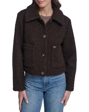 Levi's Cropped Bouclé Jacket - Black