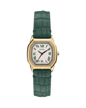 Fossil Harlow Watch Es5427 Leather - Green