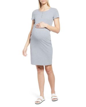 Modern Eternity Maternity Maternity Juliet Nursing Dress - White
