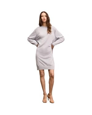 M.M.LaFleur Eve Sweater Dress - White