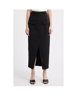 Odd Muse The Ultimate Muse Midi Trouser Skirt - Black