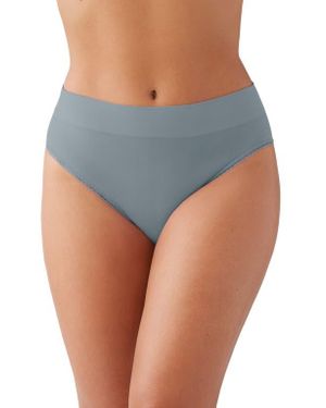 Wacoal Feeling Flexible High Cut Briefs - Blue