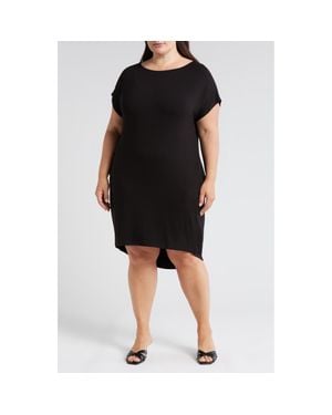 UNIVERSAL STANDARD Helen Shift Dress - Black