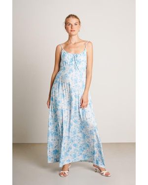 Nom Maternity Capri Dress - Blue