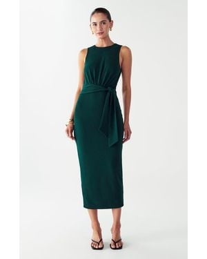 Willa Aleda Midi Dress - Green