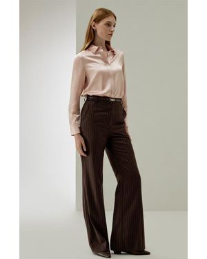 LILYSILK Basic Concealed Placket Silk Shirt - Natural