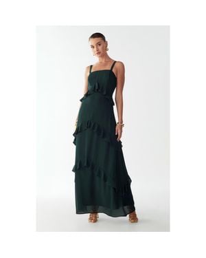 BWLDR Cheri Maxi Dress - Blue
