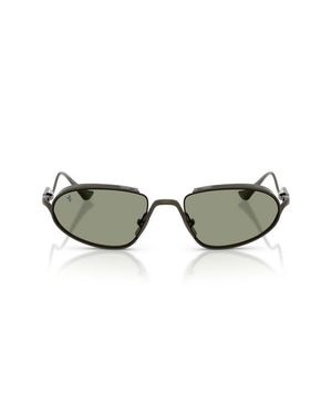 Ferrari 53Mm Oval Sunglasses - Green