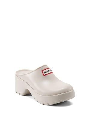 HUNTER Anika Clog - White