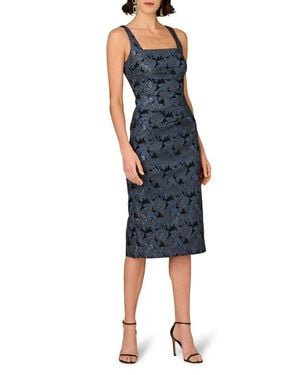 knee length dresses for ladies Lexi Rib Fit and Flare Midi Dress  Marine Layer