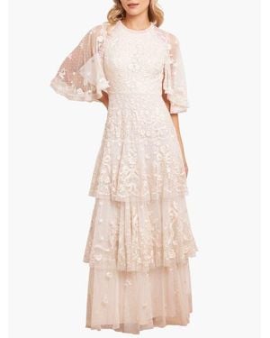 Needle & Thread Bonnie Bow Lace Dress - Natural