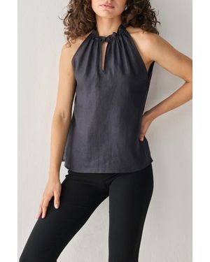 REISTOR Halter Neck Top - Blue