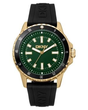 DKNY Sport Silicone Strap Watch, 43Mm - Green