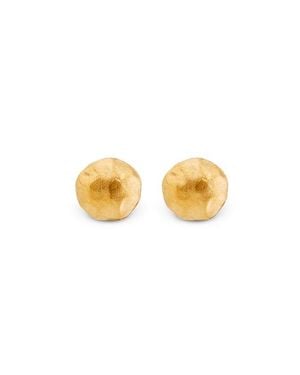 Amy Kahn Circle Stud Earrings - Metallic