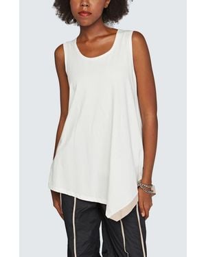 Luukaa Harmony Cotton Jersey Top - White