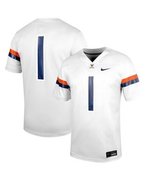 Nike #1 Virginia Cavaliers Untouchable Football Jersey - White