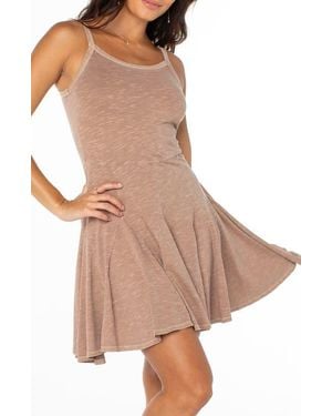 Roxy Take You There Cotton Minidress - Brown