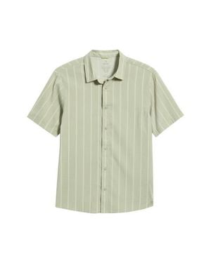 Roark Bless Up Short Sleeve Button-Up Shirt - Green