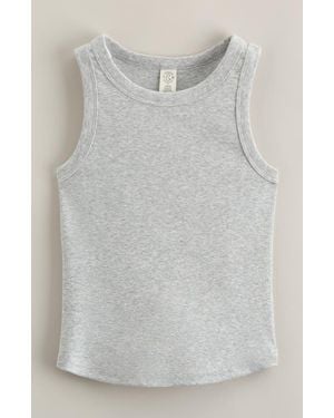 Treasure & Bond Kids' Easy Rib Tank - Gray