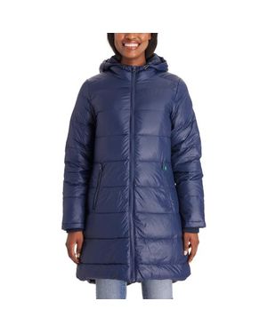 Modern Eternity Maternity Modern Eternity Naomi 3-In-1 Down-Filled Nylon Maternity & Babywearing Parka - Blue