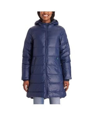 Modern Eternity Maternity Modern Eternity Naomi 3-In-1 Down-Filled Nylon Maternity & Babywearing Parka - Blue