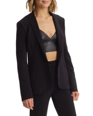 Commando Ceo Neoprene Blazer - Black