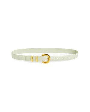 Altuzarra Round Buckle Leather Belt - Multicolor