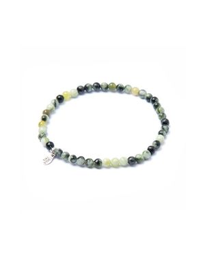 Tiny Rituals Natural Vine Flower Xiuyu Jade Energy Bracelet - Blue