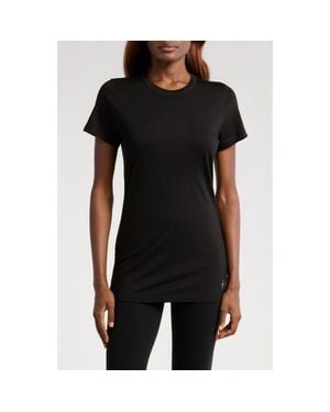Smartwool Merino Wool Blend Short Sleeve T-Shirt - Black