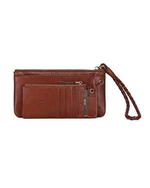 Old Trend Marigold Genuine Leather Modular Rfid Zip Wallet - Brown