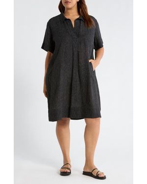 chinese dress ladies Lillian Linen Shift Dress