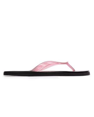 Black Suede Studio Jeli Sandal - Multicolor