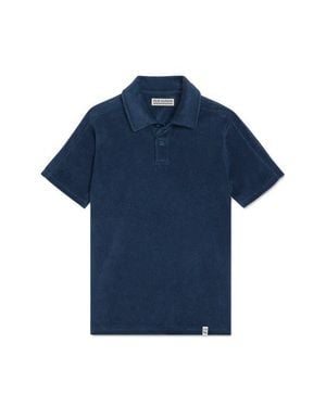 Fair Harbor Kids' Ravello Terry Cloth Polo - Blue