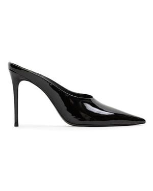 Black Suede Studio Fallon 100 Pump - Black