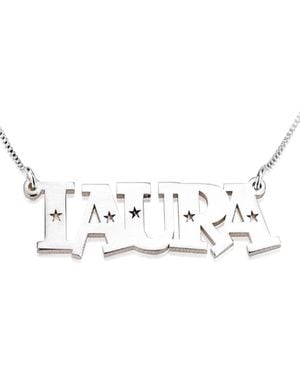 Melanie Marie Personalized Nameplate Necklace - Multicolor