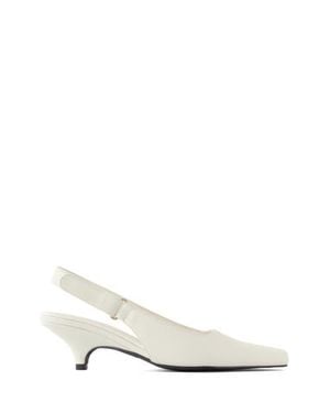 Therapy Australia Newark Pointed-Toe Slingback Heel - White