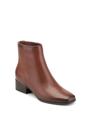 Easy Spirit Sidney Leather Bootie - Brown