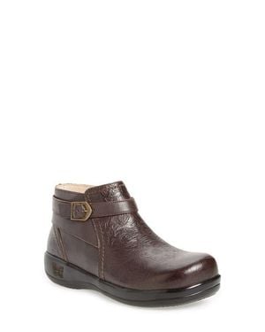 Alegria By Pg Lite Alegria Dylan Water Resistant Bootie - Brown