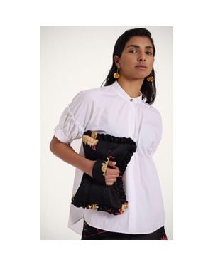 La DoubleJ Hand Pochette - White