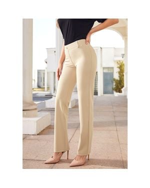 Betabrand Classic Dpyp Dress Pant Yoga Pants Straight Leg - Multicolor