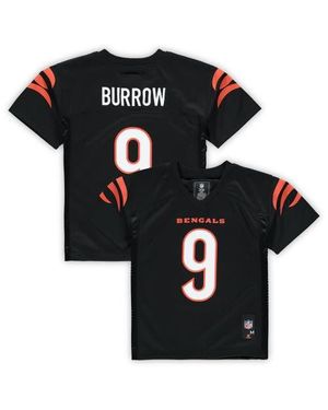 Outerstuff Preschool Joe Burrow Cincinnati Bengals Replica Player Jersey - Black