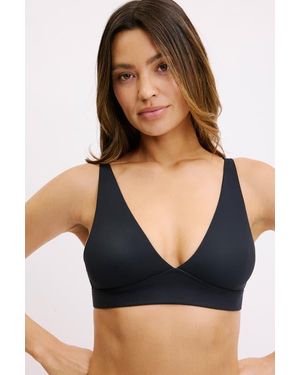 HARPER WILDE Bliss Plunge Adjustable Bralette - Black