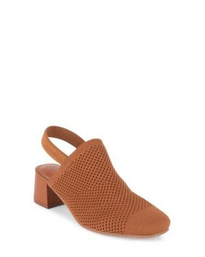 Tahari Acropolis Slingback Mule - Brown