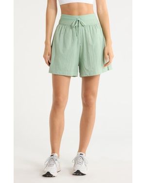 Nike Double Waistband Drawstring Shorts - Green