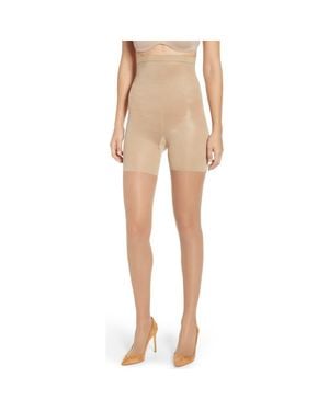 Spanx Spanxshape High-Waisted Mid-Thigh Sheers - Natural