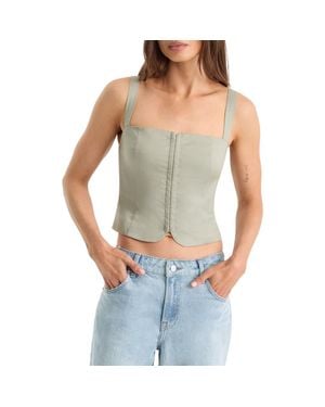 GOOD AMERICAN Corset Top - Blue