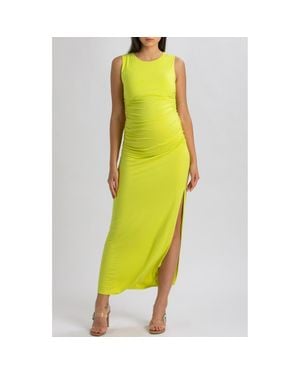 PIETRO BRUNELLI MATERNITY Body-Con Maternity Dress - Yellow